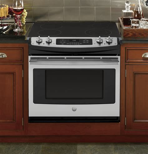 Best Buy Ge Cu Ft Self Cleaning Drop In Electric Range Stainless