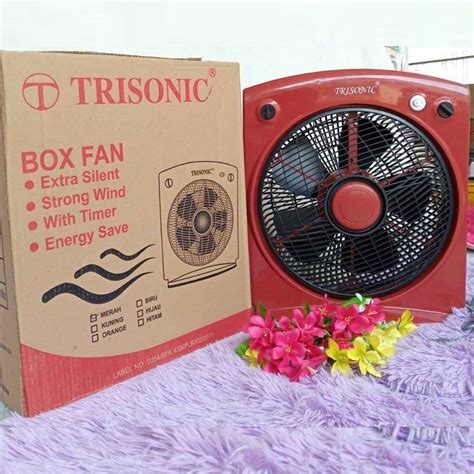 Jual Kipas Angin Box Fan Trisonic T Inch Shopee Indonesia