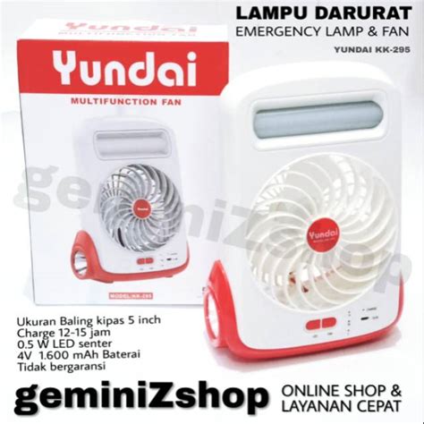 Jual Lampu Kipas Darurat Emergency Lamp Fan Shopee Indonesia