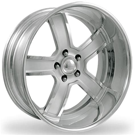 24 Intro Wheels Flow Exposed 5 Polished Welded Billet Rims Int081 9