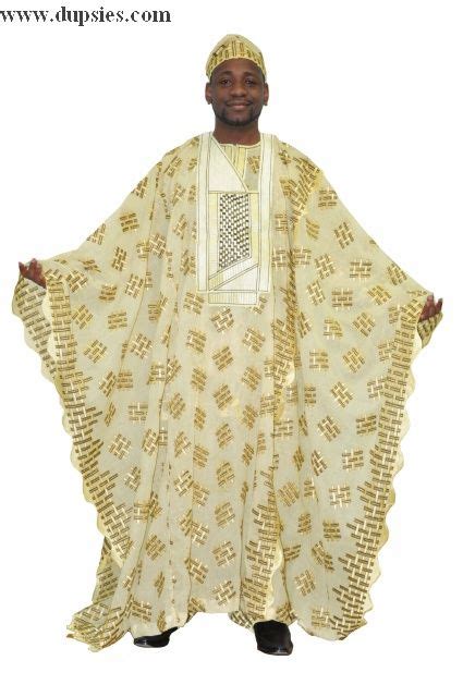 Nigerian Style Lace With Contrast Nigerian Style Embroidery For Men