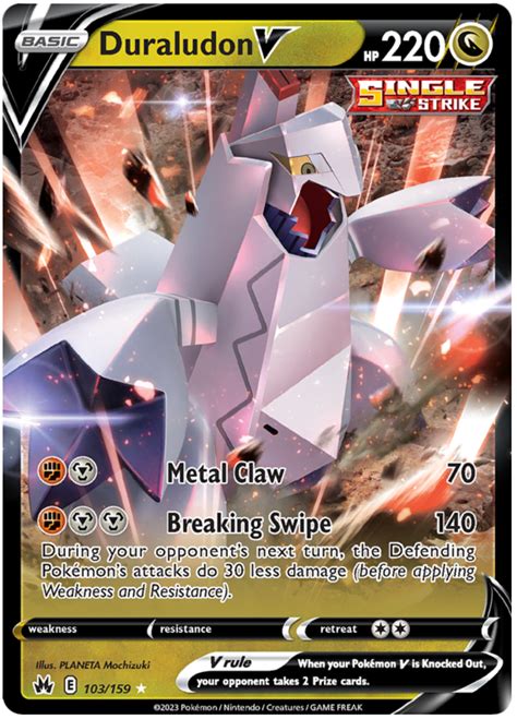 Duraludon V Crown Zenith Pokemon Card