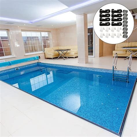 Pool Solar Cover Reel Attachment Straps Kit for in Ground Swimming Pool