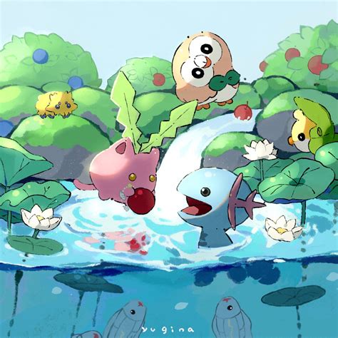 ポケモン「出会い ポケモンイラスト Pokemonfanart ウパーの日 」 Yuginaのイラスト