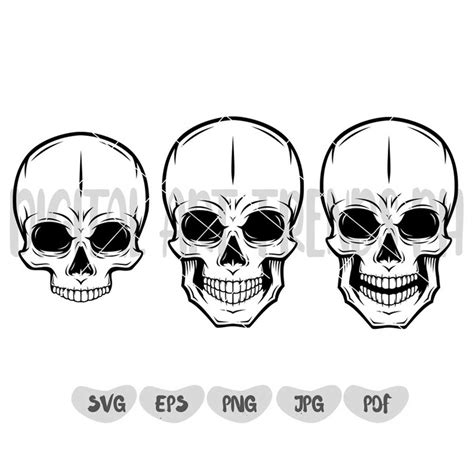 Skull Base Set Svg Skull Set Svg Skull Svg Skull Bundle S Inspire Uplift