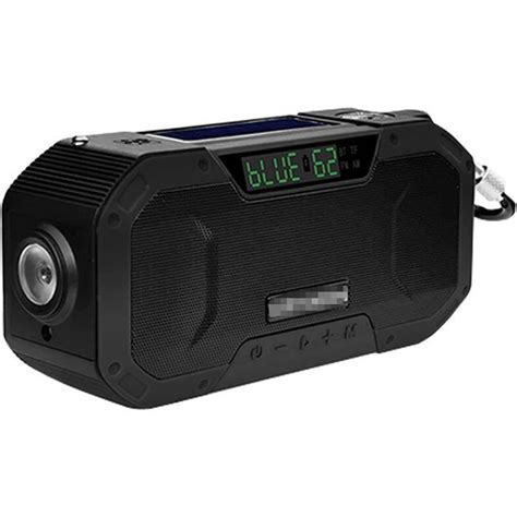 Radio Solaire Manivelle Portable Radio Dynamo Rechargeable Avec AMFMWB