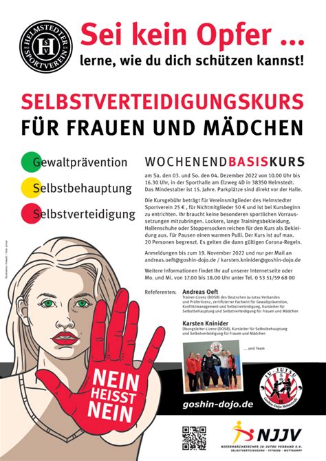 Selbstverteidigungskurs F R Frauen Und M Dchen Helmstedter Sportverein