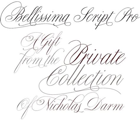 11 Cursive Font Samples Images - Cursive Tattoo Letters, Script Font ...