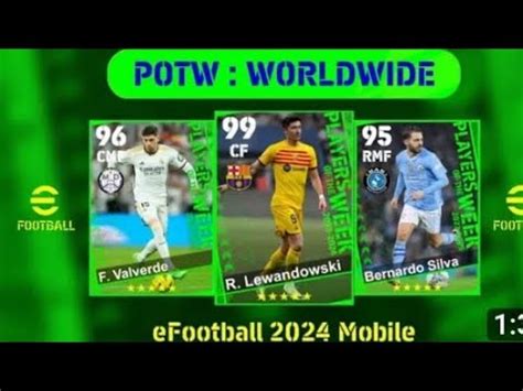 Efootball 2024 Upcoming New Potw Worldwide Pack On Thursday In