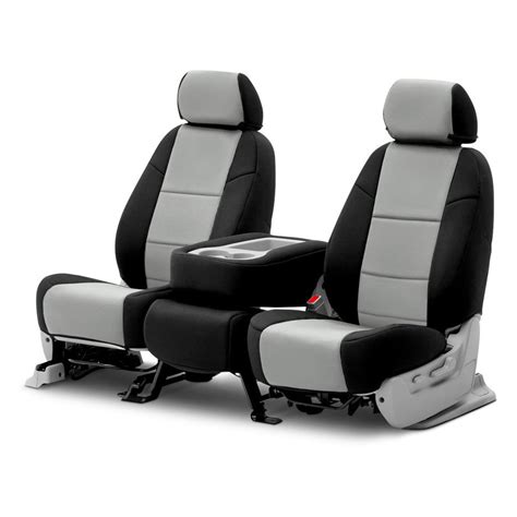 Coverking® Csc2a3gm9560 Neosupreme 2nd Row Black And Gray Custom Seat Covers