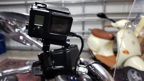 Review Of A Gopro Mount On My Harley Davidson Youtube