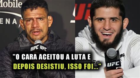 Rafael Dos Anjos Fala Sobre Desist Ncia De Islam Makhachev Da Luta E