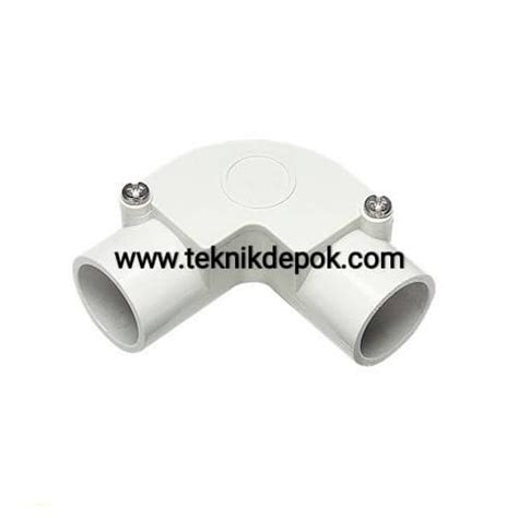 Jual Elbow Clipsal Mm Putih Sambungan Belokan Pipa Listrik Pvc Depok