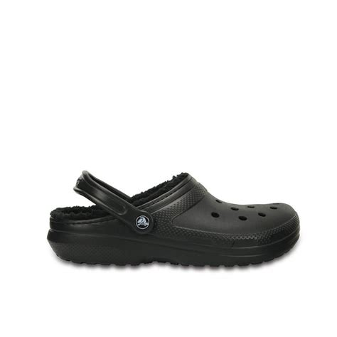 Crocs Classic Lined Clog Erkek Terlik Sandalet Siyah