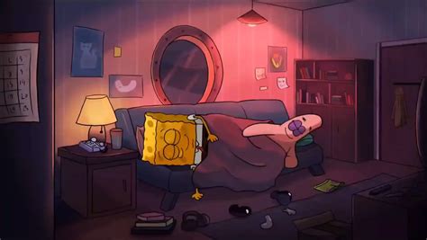 Bikini Bottom Rain Scrolller