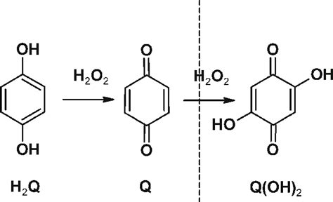 Oxidation Of Hydroquinone Using Hydrogen Peroxide Download Scientific