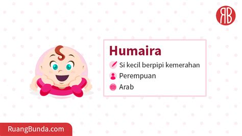 Humaira Arti Nama Kombinasi Rangkaian Nama Sifat Karakter