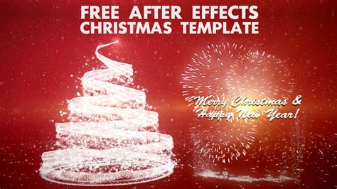 Free Christmas After Effects Project Christmas Greetings Opener