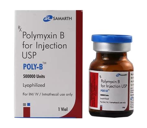 Poly B Polymyxin Usp Injection At Rs 800 Vial Polymyxin B Sulfate