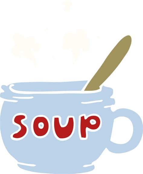 Cartoon Doodle Of Hot Soup Vector Art At Vecteezy