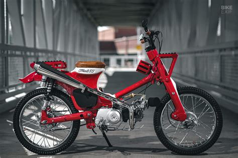 Lil Red Sled A Custom Honda Trail Cub From Colorado Bike Exif