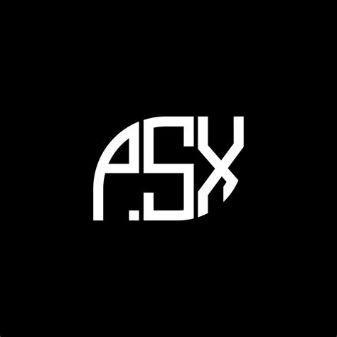 PSX letter logo design on black background.PSX creative initials letter ...