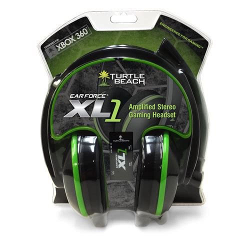 Turtle Beach Ear Force Xl1 Gaming Headset Amplified Stereo Xbox 360 Video Games