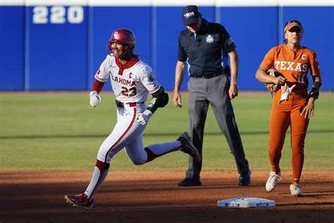 Texas vs. Oklahoma softball final score, results: Sooners launch three ...