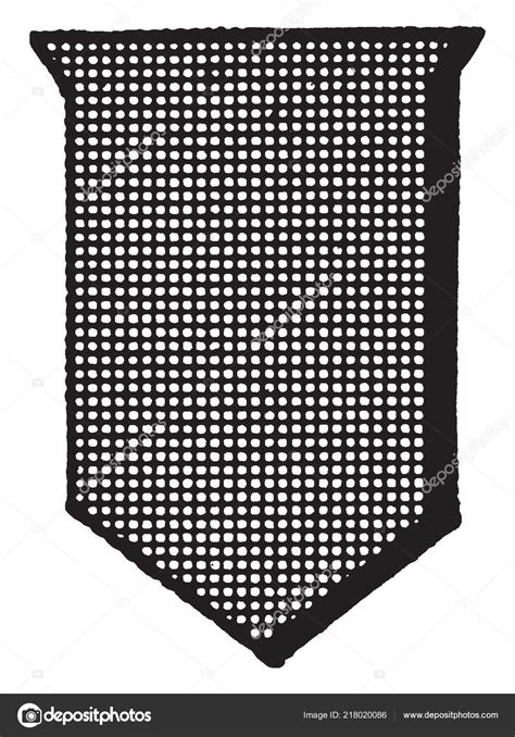 Sable Shield Color Represented Crossed Vertical Horizontal Lines