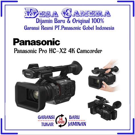 Jual Panasonic Pro HC X2 4K Camcorder Profesional Shopee Indonesia