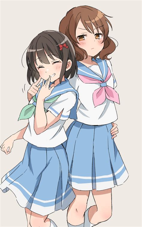 Oumae Kumiko And Hisaishi Kanade Hibike Euphonium Drawn By Ogura