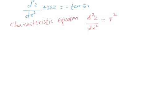 Solved Find The General Solutions To The Following Non Homogeneous Cauchy Euler Equation Using