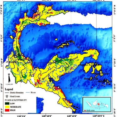 Pdf Gis Based Flood Susceptibility Mapping Using Overlay Method In Central Sulawesi