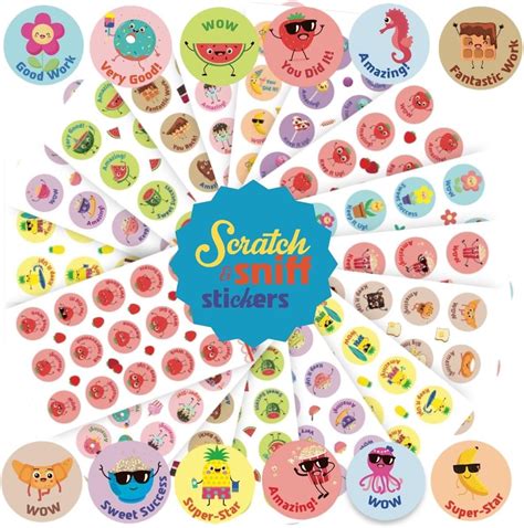 Joyful Artistry Smelly Stickers Scratch And Sniff 24