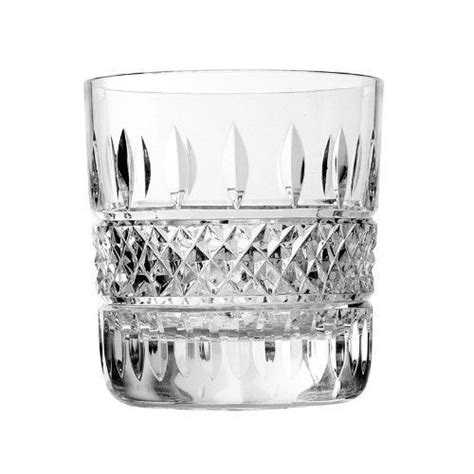 Waterford Crystal Irish Lace Double Old Fashioned Set Of 2 Old