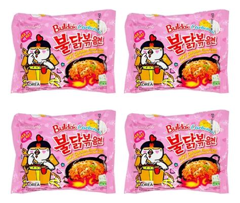Ramen Coreano Hot Chicken Carbonara Buldak Samyang Piezas MercadoLibre