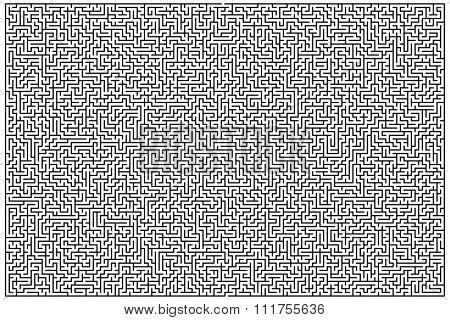 Complex Maze Puzzle Vector & Photo (Free Trial) | Bigstock