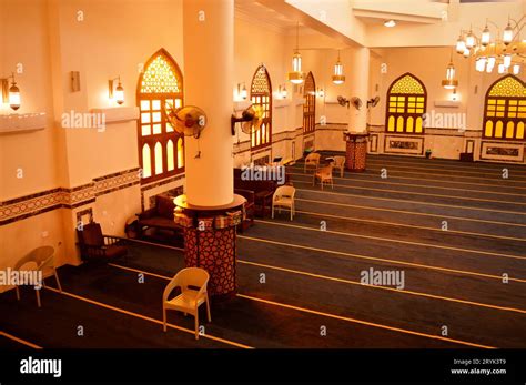 Cairo Egypt September 17 2023 The Interior Of A Grand Large Mosque