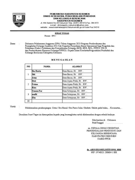 Contoh Spj Tpk Pdf