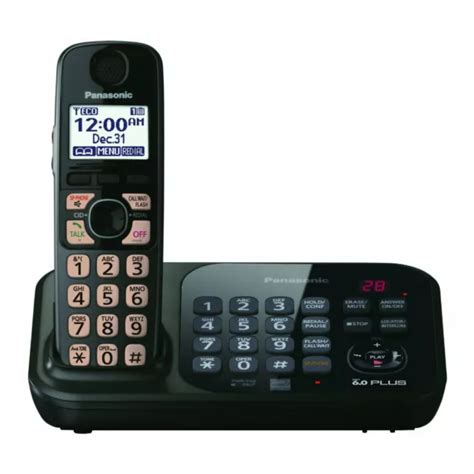 Tel Fono Sistema De Respuesta Digital Inal Mbrico Panasonic Kx Tg B