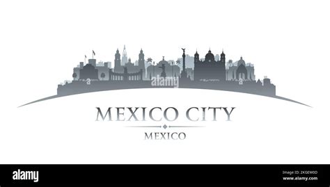 Mexico city skyline silhouette. Vector illustration Stock Vector Image ...