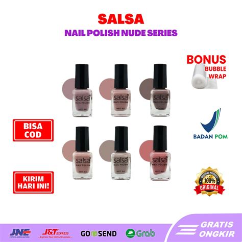 Jual Salsa Nail Polish Nude Series Bpom Nude Nude Cat Kuku