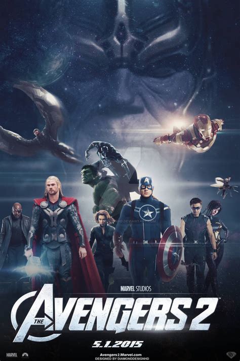 The Avengers 2 (FAN-MADE) Movie Poster v8 by DiamondDesignHD on DeviantArt