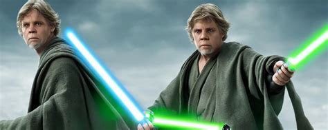 Hyper Realistic Jedi Master Luke Skywalker With Green Stable