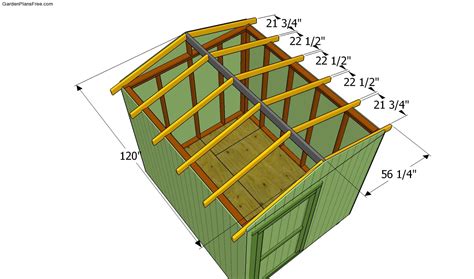 Building A Shed Roof Free Garden Plans How To Build Garden Projects