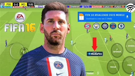 FIFA 23 MOD FIFA 16 MOBILE OFFLINE ANDROID GRÁFICOS PS5 MODO