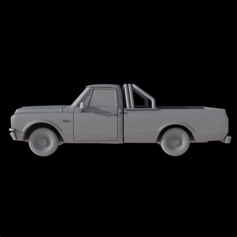 Stl File Chevrolet C10 1972 🚙 ・3d Printer Model To Download・cults