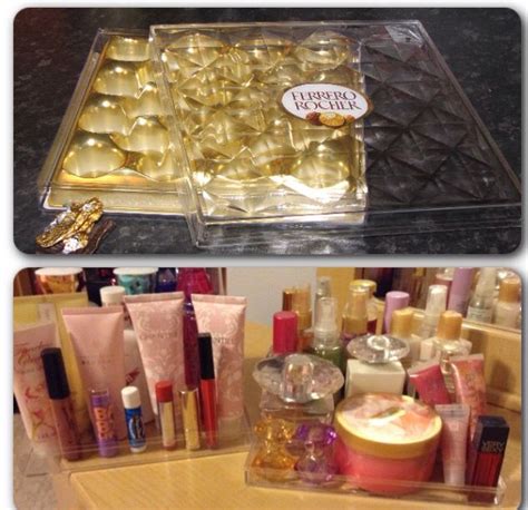 Easy Organizer Made Out Of Your Empty Ferrero Rocher Box Just Add Your