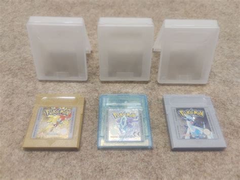 3x Pokémon Gameboy Silber Gold Kristall Original Nintendo Kaufen