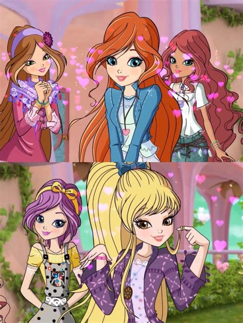 Flora Bloom Aisha Layla Tecna And Stella Winx Club Winx Club